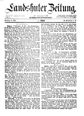 Landshuter Zeitung Dienstag 27. Mai 1873
