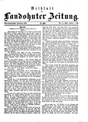 Landshuter Zeitung Montag 11. März 1872