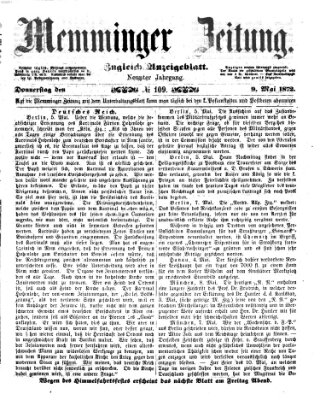 Memminger Zeitung Donnerstag 9. Mai 1872