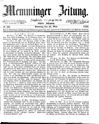 Memminger Zeitung Sonntag 25. Mai 1873
