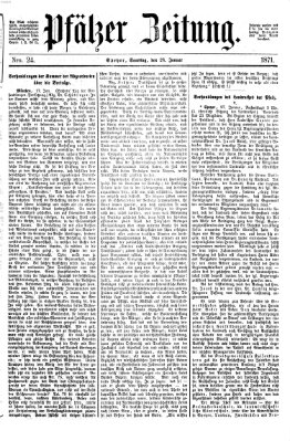 Pfälzer Zeitung Samstag 28. Januar 1871
