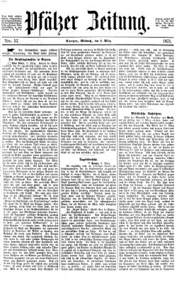 Pfälzer Zeitung Mittwoch 8. März 1871