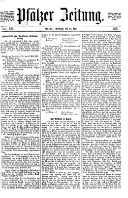Pfälzer Zeitung Mittwoch 31. Mai 1871