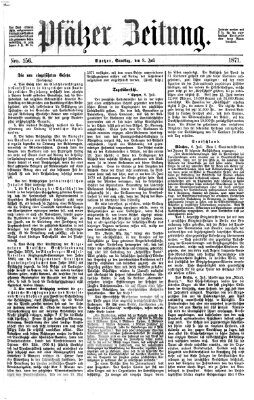 Pfälzer Zeitung Samstag 8. Juli 1871
