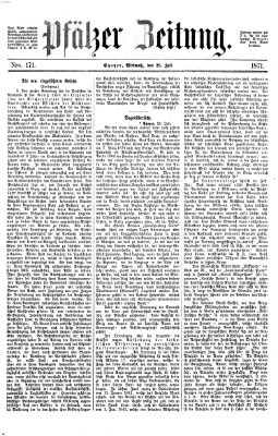 Pfälzer Zeitung Mittwoch 26. Juli 1871