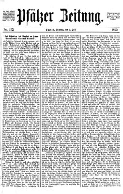 Pfälzer Zeitung Dienstag 2. Juli 1872