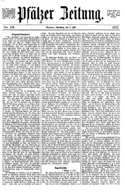 Pfälzer Zeitung Samstag 6. Juli 1872