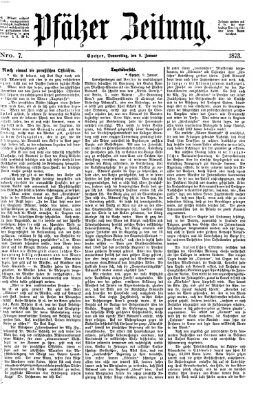 Pfälzer Zeitung Donnerstag 9. Januar 1873