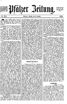 Pfälzer Zeitung Freitag 31. Oktober 1873