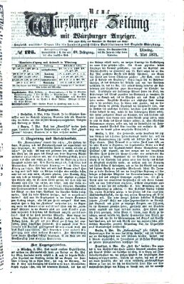 Neue Würzburger Zeitung Montag 8. Mai 1871