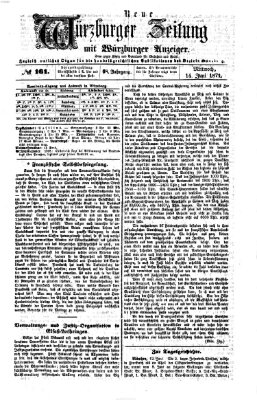 Neue Würzburger Zeitung Mittwoch 14. Juni 1871