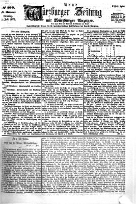 Neue Würzburger Zeitung Dienstag 22. Juli 1873