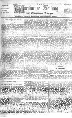 Neue Würzburger Zeitung Samstag 27. September 1873