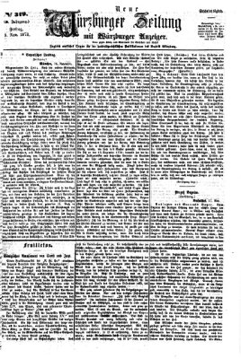Neue Würzburger Zeitung Freitag 28. November 1873