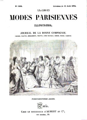 Les Modes parisiennes Samstag 31. August 1872