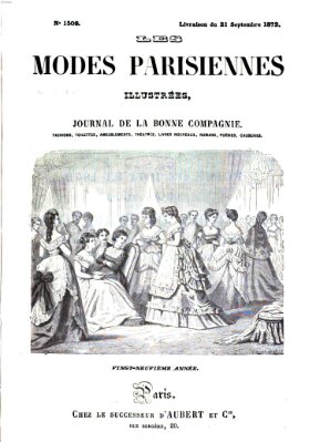 Les Modes parisiennes Samstag 21. September 1872