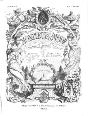 Le Moniteur de la mode Sonntag 13. Juli 1873