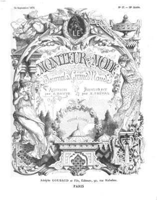Le Moniteur de la mode Sonntag 14. September 1873