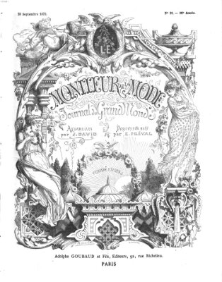 Le Moniteur de la mode Sonntag 28. September 1873