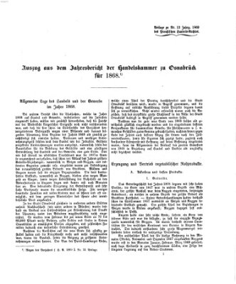 Preußisches Handels-Archiv Freitag 1. April 1870