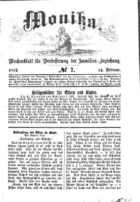 Katholische Schulzeitung (Bayerische Schulzeitung) Mittwoch 14. Februar 1872