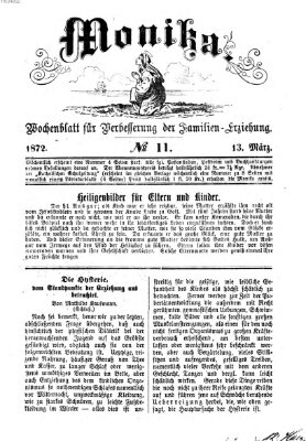 Katholische Schulzeitung (Bayerische Schulzeitung) Mittwoch 13. März 1872