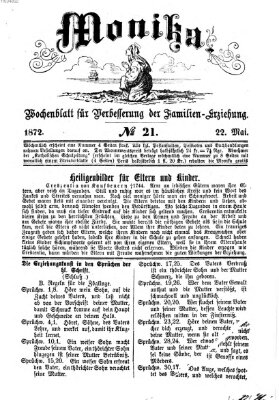 Katholische Schulzeitung (Bayerische Schulzeitung) Mittwoch 22. Mai 1872