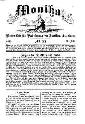 Katholische Schulzeitung (Bayerische Schulzeitung) Mittwoch 3. Juli 1872