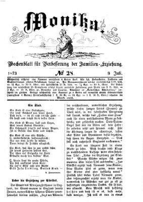 Katholische Schulzeitung (Bayerische Schulzeitung) Mittwoch 9. Juli 1873