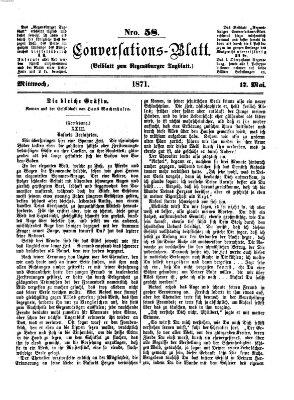 Regensburger Conversations-Blatt (Regensburger Tagblatt) Mittwoch 17. Mai 1871