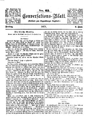 Regensburger Conversations-Blatt (Regensburger Tagblatt) Freitag 2. Juni 1871