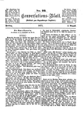 Regensburger Conversations-Blatt (Regensburger Tagblatt)
