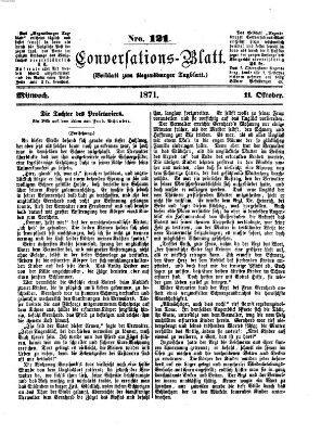 Regensburger Conversations-Blatt (Regensburger Tagblatt) Mittwoch 11. Oktober 1871