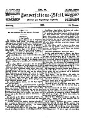 Regensburger Conversations-Blatt (Regensburger Tagblatt) Sonntag 19. Januar 1873