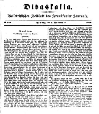 Didaskalia Freitag 8. November 1878