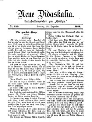 Neue Didaskalia (Pfälzer) Sonntag 10. Dezember 1871