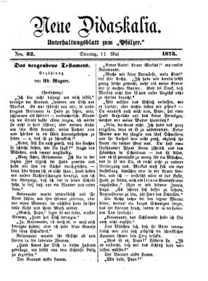 Neue Didaskalia (Pfälzer) Sonntag 11. Mai 1873