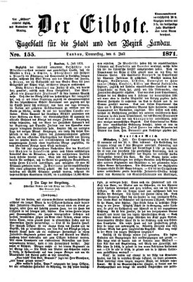 Der Eilbote Donnerstag 6. Juli 1871