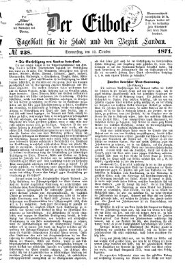 Der Eilbote Donnerstag 12. Oktober 1871