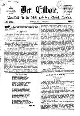 Der Eilbote Mittwoch 1. November 1871