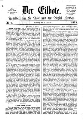 Der Eilbote Mittwoch 3. Januar 1872