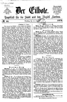 Der Eilbote Dienstag 16. Januar 1872