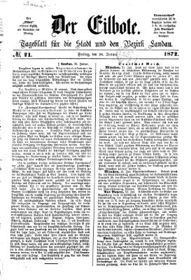Der Eilbote Freitag 26. Januar 1872