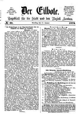 Der Eilbote Samstag 27. Januar 1872