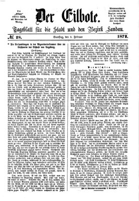 Der Eilbote Samstag 3. Februar 1872
