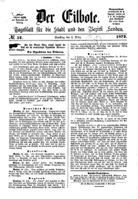 Der Eilbote Samstag 2. März 1872