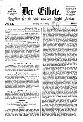 Der Eilbote Dienstag 5. März 1872
