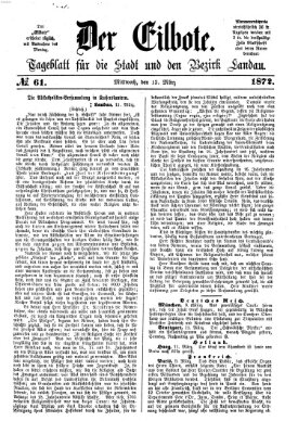Der Eilbote Mittwoch 13. März 1872