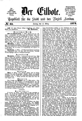 Der Eilbote Freitag 15. März 1872
