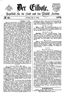 Der Eilbote Dienstag 19. März 1872